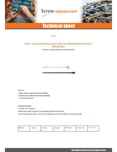 Insulation dowels 10X90 And Nails SYNTHETIC 2