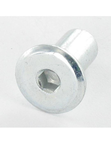 1 x Binder Nuts Flat Head Head Diameter: 15...