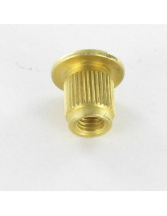 Nut Bookbinder Knurled Brass M8 Head Diameter: 20 Lengh...