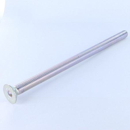 1 x Machine Screw Flat Head Hexagon Recess Hexagon Socket 6 M10X180 Thread Length: 180 Class 8.8 Zinc Plated
