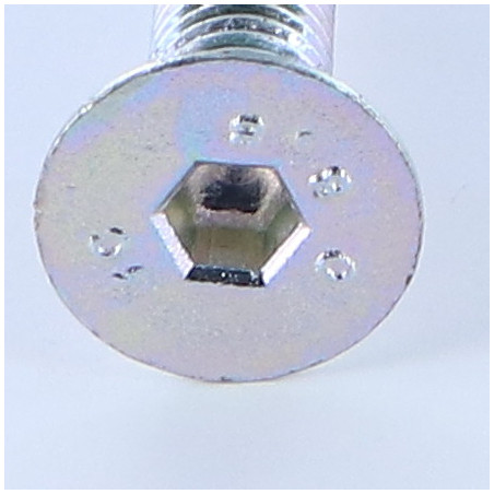 1 x Machine Screw Flat Head Hexagon Recess Hexagon Socket 6 M10X180 Thread Length: 180 Class 8.8 Zinc Plated