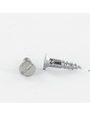 1 x Wood Screw Plain Chromed Countersunk Head...