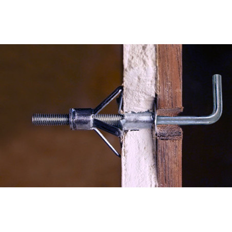 1 x Plug METAL 4X38 to Hook Zinc Plated