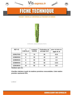 Plug Fischer UX GREEN 6X35 2