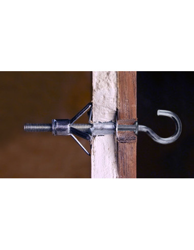 1 x Plug METAL 4X32 to Hook Zinc Plated