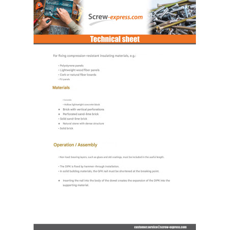 1 x Fischer INSULATING DIPK 10/10-30 2 pieces