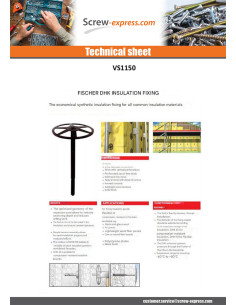 Fixation Fischer Linch Pin INSULATING DHK 200 2