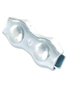 Duplex flat wire rope clip Zinc Plated Wire Rope Of 3