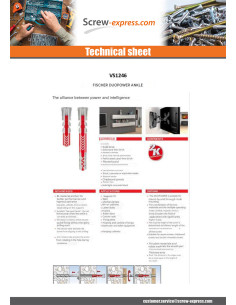 Plug Nylon DUOPOWER Fischer 14X70+VIS10X95 2