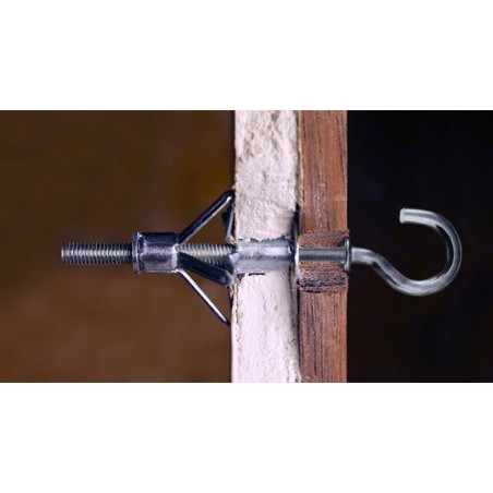 1 x Plug METAL 4X38 to Hook Zinc Plated