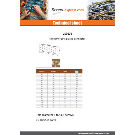 1 x Anchor Plate Zinc Plated Sendzimir 40X240 Thickness 2