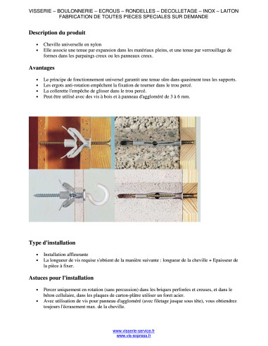 1 x Plug Nylon Fischer FU 8X40 53263