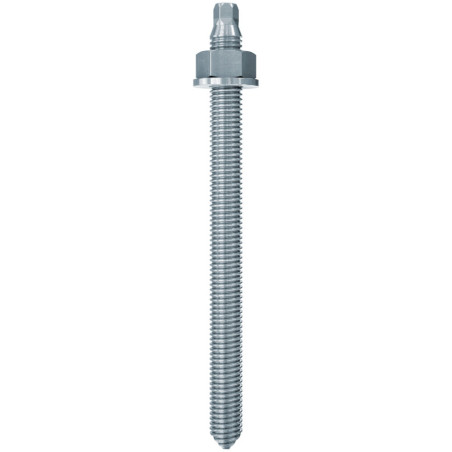 1 x Threaded Rod Fischer RGM For SEAL M12X160 Zinc Plated