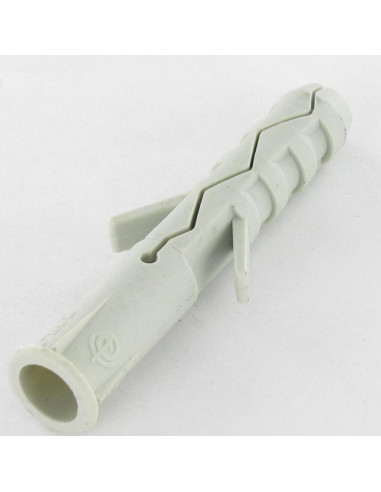 1 x Plug Nylon With Collar 8X40 Grey