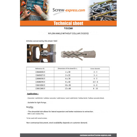 1 x Plug RAM 5X22 Grey