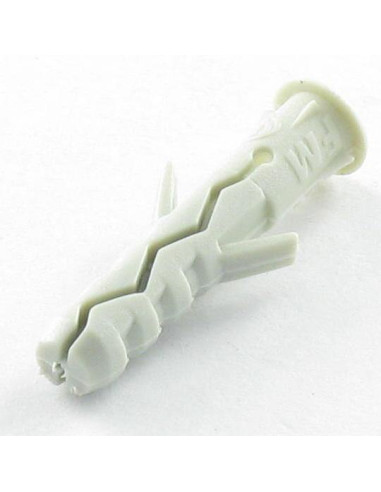 1 x Plug Nylon With Collar 5X25 Grey