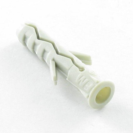 1 x Plug Nylon With Collar 5X25 Grey