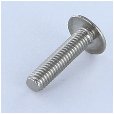 1 x Screw Mushroom Slotted Stainless Steel A2 M8X16