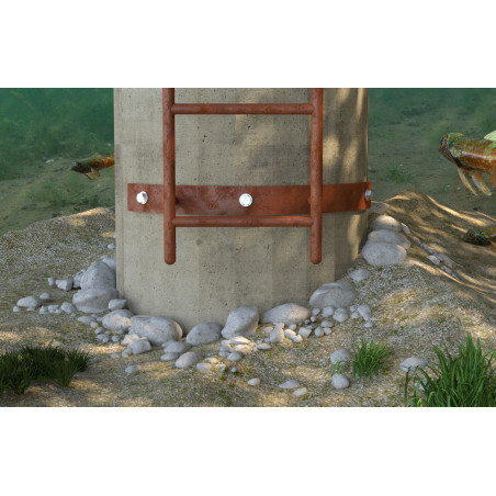 1 x Threaded Rod Fischer RGM For SEAL M10X190 Zinc Plated