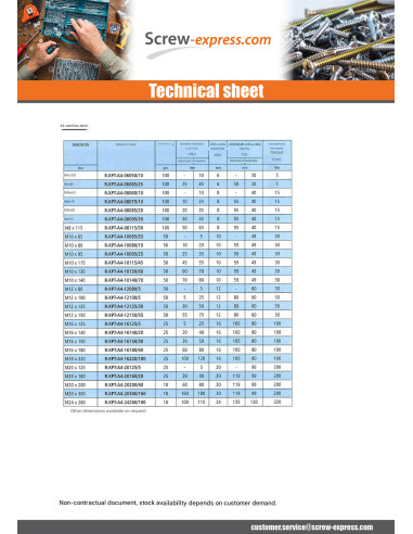 1 x Stud Anchor R-Xpt 12X220 Zinc Plated