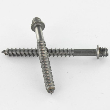 1 x PAWS For Wood Screws Steel 7X40