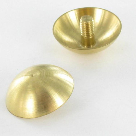 1 x Cap ROUND. Brass Diameter 15 rod M3X5.4