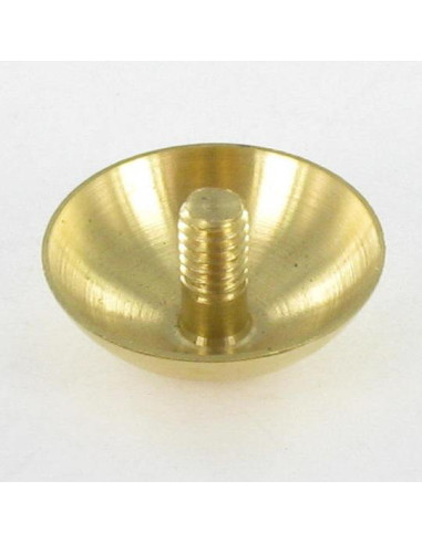 1 x Cap ROUND. Brass Diameter 15 rod M3X5.4