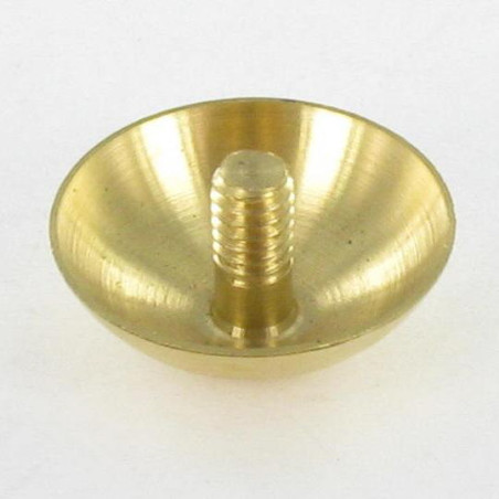 1 x Cap ROUND. Brass Diameter 15 rod M3X5.4