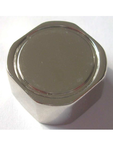 1 x Fixation Mirror Nickel Plated Brass And...