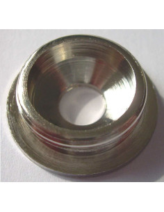 Fixation Mirror Nickel Plated Brass And Flange 22X22 2