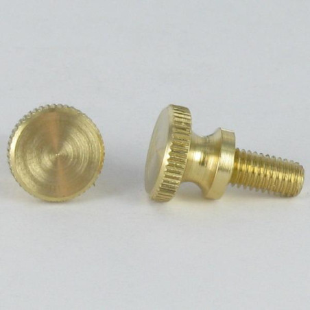 1 x Machine Screw Brass Pan Head Knurlled M5X10
