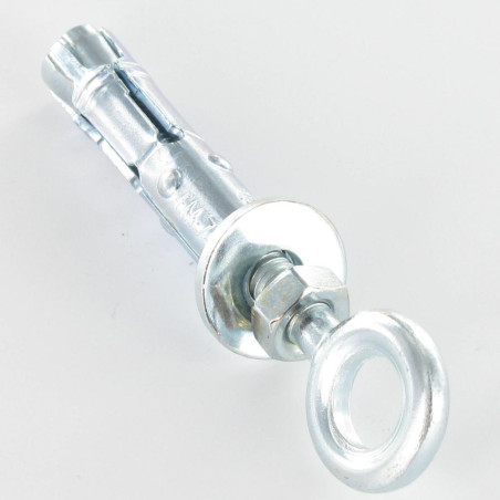 1 x Plug Anchor With piton M12 20X80 Zinc Plated