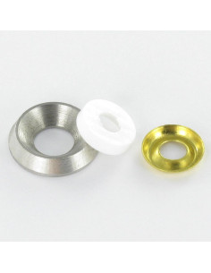 BOWL Of Screw Nickel Plated Brass M5 With Hole 136