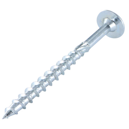 1 x Chipboard Screw Disc Head Screw T40 8X200 Zinc Plated