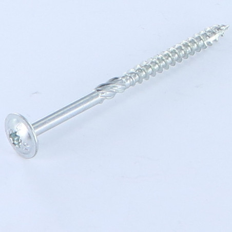 1 x Savis Chipsboard Screw Disc Head Screw T25 5X70 Zinc Plated