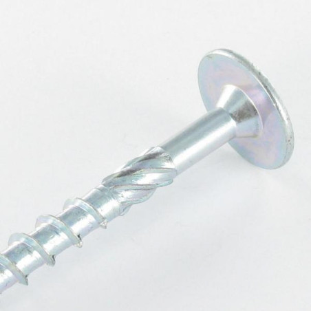 1 x Savis Chipsboard Screw Disc Head Screw T40 10X100 Zinc Plated