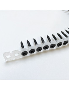 Roll of plasterboard 50 screws for gun Phosphated Plain... 2