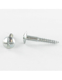 Wood Screw Mushroom Cross Lacroix Zinc Plated 3.5X30