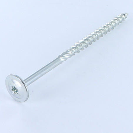 1 x Chipboard Screw Disc Head Screw T40 8X100 Zinc Plated