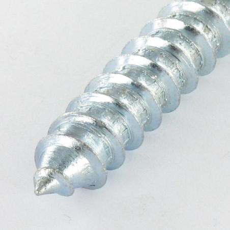 1 x Wood Screws And Machine 10X120 Class 8.8 +FLAT Zinc Plated
