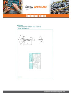 Chipboard Screw Countersunk Head Slotted 4X17 Steel 2