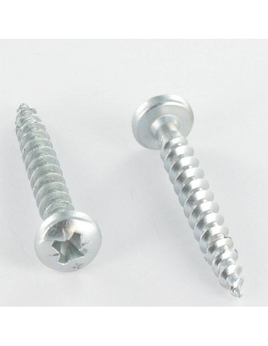 1 x Chipboard Screw Round Head Pozi 4.5X25 Zinc...