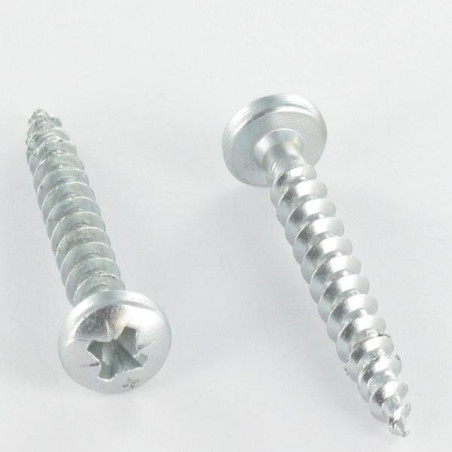 1 x Chipboard Screw Round Head Pozi 5X50 Zinc Plated