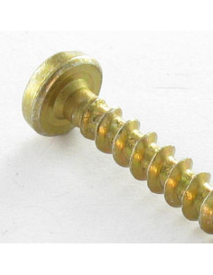 Chipboard Screw Round Head Pozi 4.5X50 Yellow Zinc 2