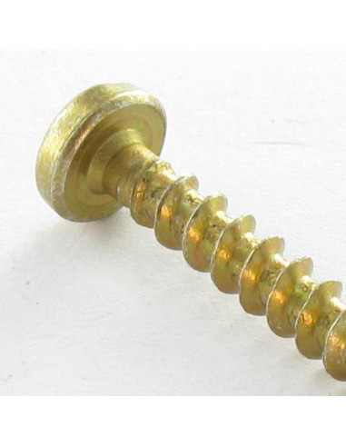 1 x Chipboard Screw Round Head Pozi 3x30 Yellow...