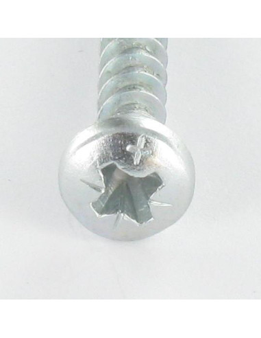 1 x Chipboard Screw Round Head Pozi 3X20 Zinc...