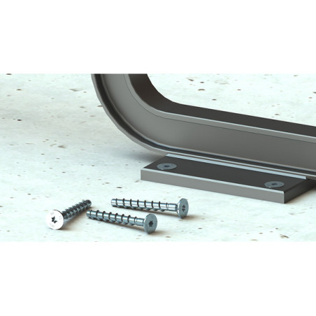 1 x Screw For Concrete Countersunk Head Torx 6X120 Zinc Plated