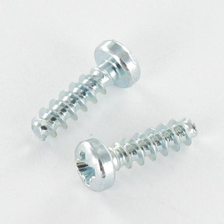 1 x Screw Plastic Cylindrical Button Head Pozi 2 5X10 Zinc Plated