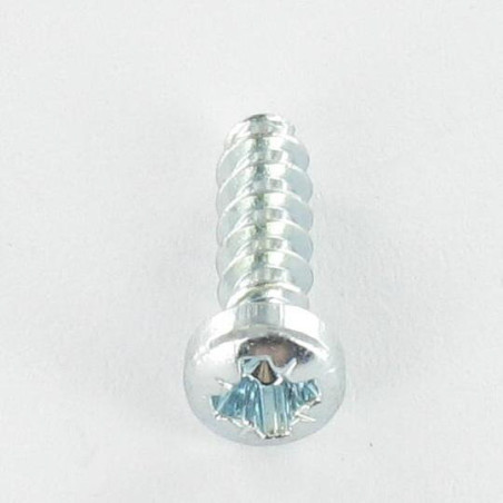 1 x Screw For Plastic Cylindrical Button Head Pozi PZ2 5X16 Zinc Plated