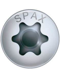 Spax Wood Screw Round Head T-STAR+ T30 WX6X100 Thread... 2